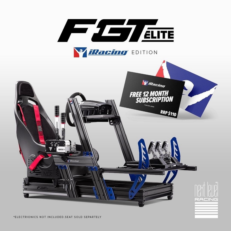 Next Level Racing F GT Elite iRacing Edition Cockpit profilé aluminium