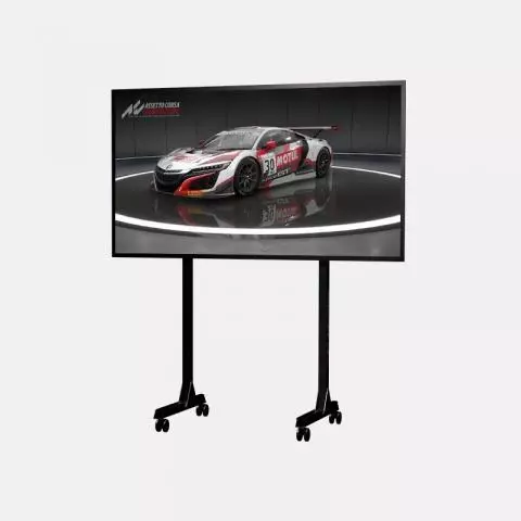 Next Level Racing Elite - Support écran Freestanding, gris carbone