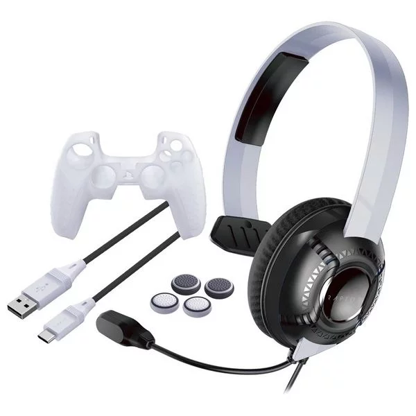 Contrôleur filaire Chronus pour Xbox One, manette Xbox avec prise audio  casque 3,5 mm (blanc)