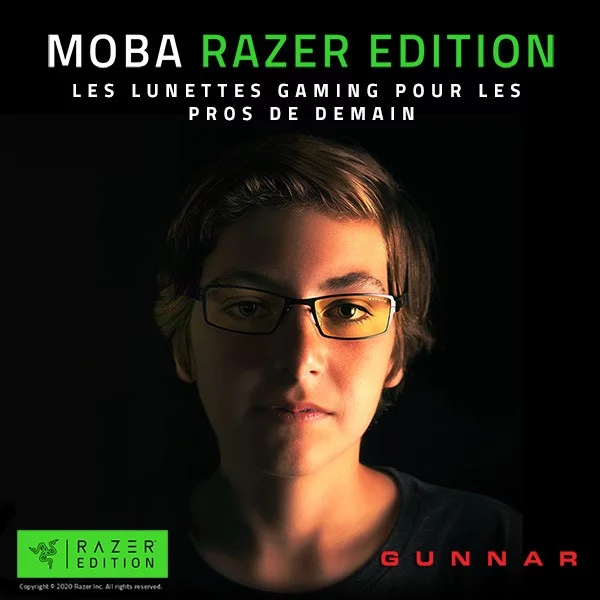 Lunette best sale gaming razer