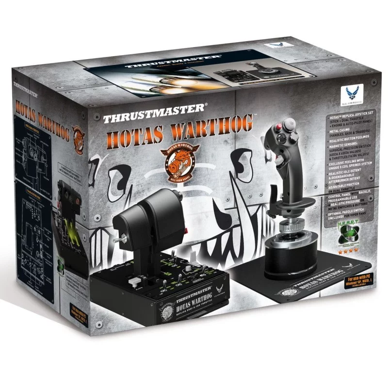 Thrustmaster HOTAS WARTHOG Joystick Et Double Manette Des Gaz