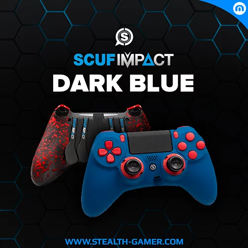 Manette SCUF Impact PS4 - Dark Blue - Manette à palettes