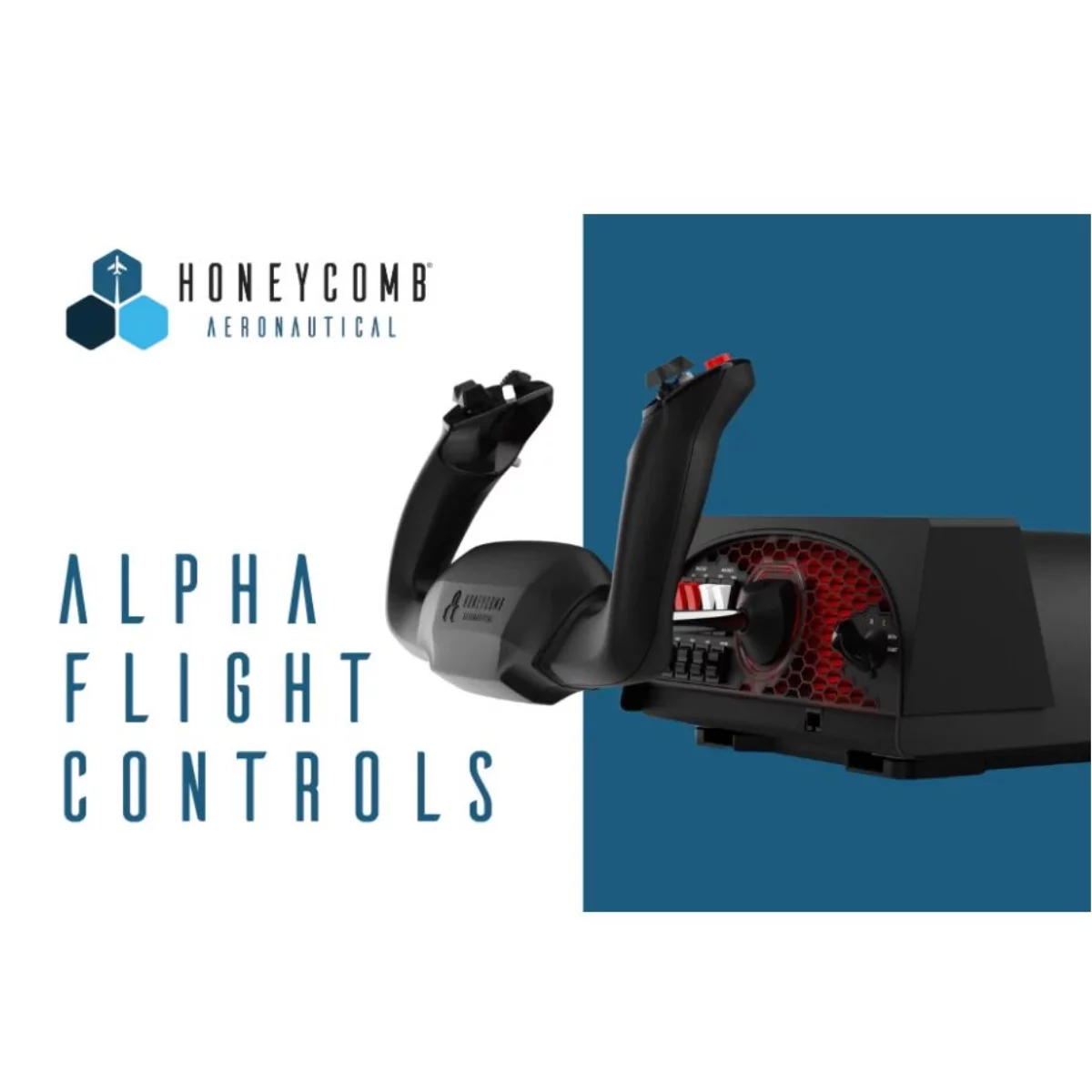 Honeycomb Alpha Flight Controls Yoke & Switch Panel