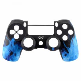 Coque Avant Pour Manette PS4 - Blue Fire