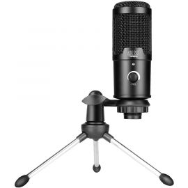 Xtream M4, Cardioid Condenser USB Microphone with Stand for Recording, Streaming and Meetings