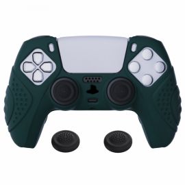 ExtremeRate - Coque Silicone Manette PS5 - Noir V2