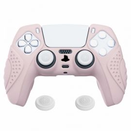 ExtremeRate - Coque Silicone Manette PS5 - Mauve