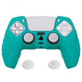 ExtremeRate - Coque Silicone Manette PS5 - Indigo