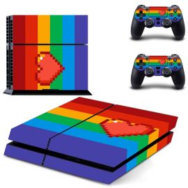 Skin Console et Manettes PS4 - Rainbow Love