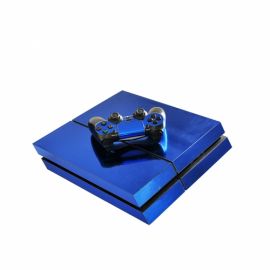 Skin Console et Manettes PS4 - Chrome Azur