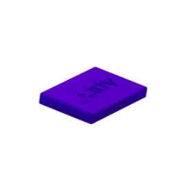 K5 Compact, Logo plate, Xtrfy, Purple