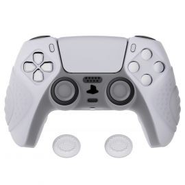 ExtremeRate - Coque Silicone Manette PS5 - Blanc