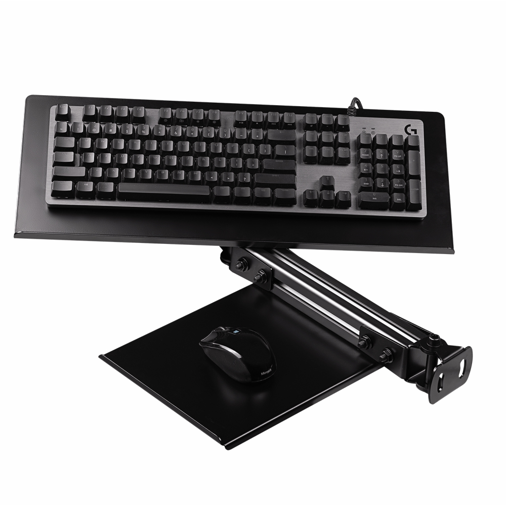 F-GT Elite Keyboard & Mouse Tray Carbon Grey