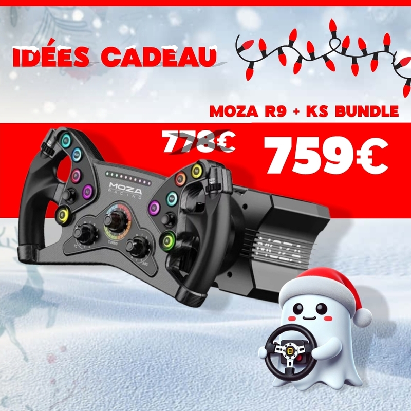 Cadeau noel gaming, volant simracing